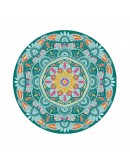 6pcs Heat-resistant Natural Rubber Coasters Creative Dinner Plate Mats