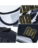 Custom Graffiti Pattern Sublimation Soccer Uniform Jersey