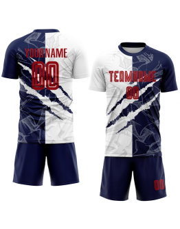 Custom Graffiti Pattern Sublimation Soccer Uniform Jersey