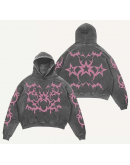 Hip-hop style loose-fitting retro hooded sweatshirt customization