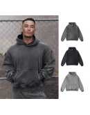 Hip-hop style loose-fitting retro hooded sweatshirt customization