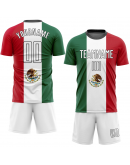 Custom Country Flag Fashion Sublimation Soccer Uniform Jersey