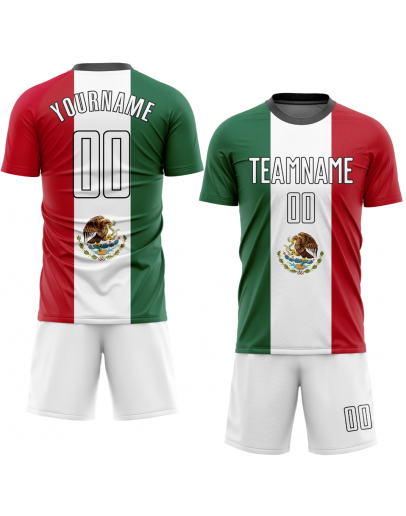 Custom Country Flag Fashion Sublimation Soccer Uniform Jersey