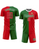 Custom Country Flag Fashion Sublimation Soccer Uniform Jersey