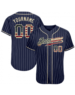 Custom Pinstripe Authentic Baseball Jerseys