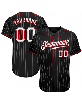 Custom Pinstripe Authentic Baseball Jerseys