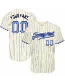 Custom Pinstripe Authentic Baseball Jerseys
