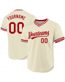Custom Authentic Throwback Rib-Knit Baseball Jerseys Shirt