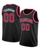 Custom Round Neck Rib-Knit Basketball Jersey