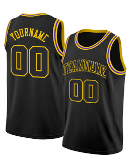 Custom Round Neck Rib-Knit Basketball Jersey