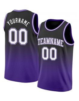 Custom Authentic Fade Fashion Basketball Jerseys
