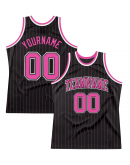 Custom Pinstripe Authentic Basketball Jersey