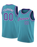 Personalize Pinstripe Authentic Basketball Jersey