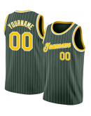 Personalize Pinstripe Authentic Basketball Jersey