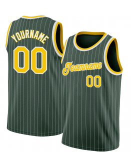 Personalize Pinstripe Authentic Basketball Jersey