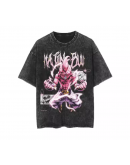 Hip-hop style loose-fitting retro Short T-shirt customization