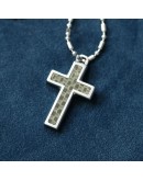 Cross Volcanic Stone Energy Health Pendant