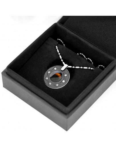 Color Change Volcanic Stone Energy Health Pendant